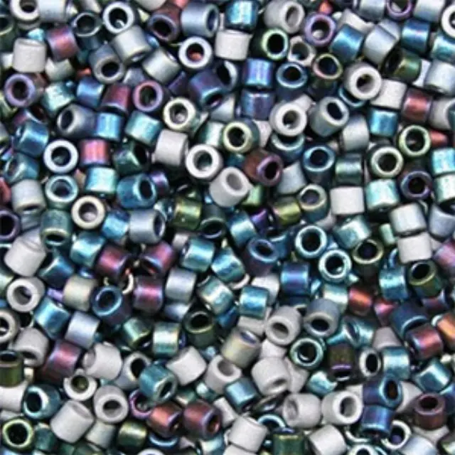 Χάντρα Miyuki Delica 10/0 - MIX24 - Mix Matte Heavy Metals ~7gr
