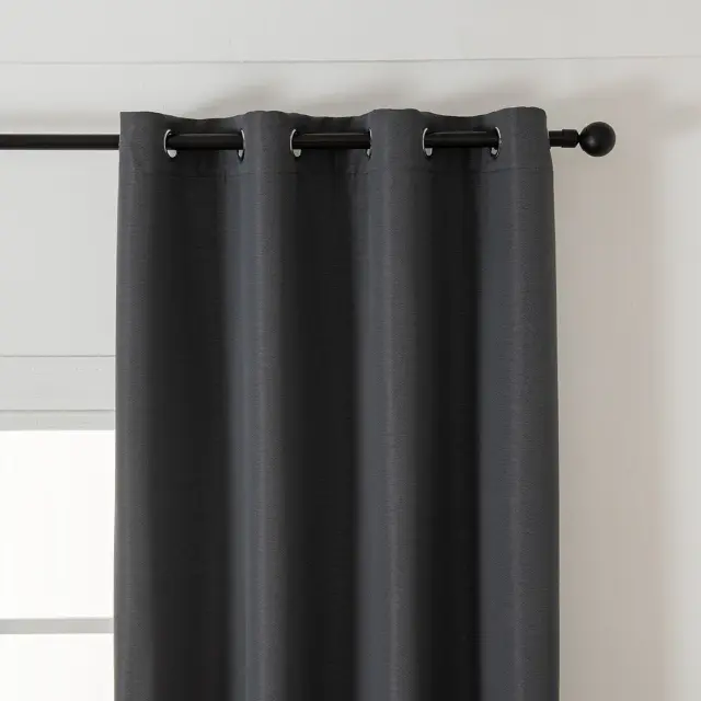 Beauty Home Ύφασμα κουρτίνας με το μέτρο Blackout jacquard σκίασης Glare Art 8444 Φ280 Ανθαρκί 2