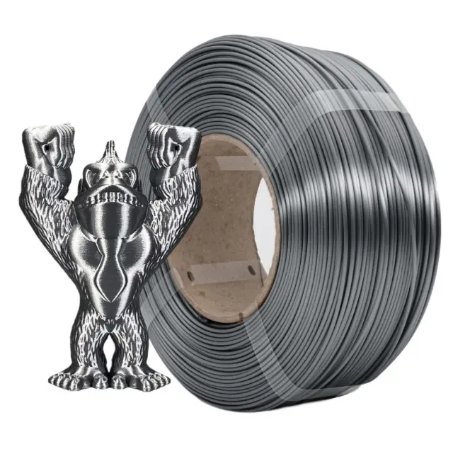AzureFilm Refill PLA 1.75mm Silk Graphite Grey 1kg