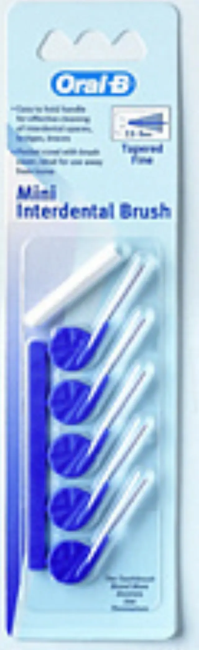 Oral-B Mini Μεσοδόντια Βουρτσάκια 2.5mm Μπλε 5τμχ