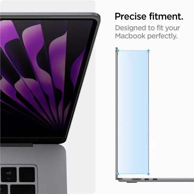 Spigen SafeView 1 Pack - MacBook Air 15" M4/M3/M2 3