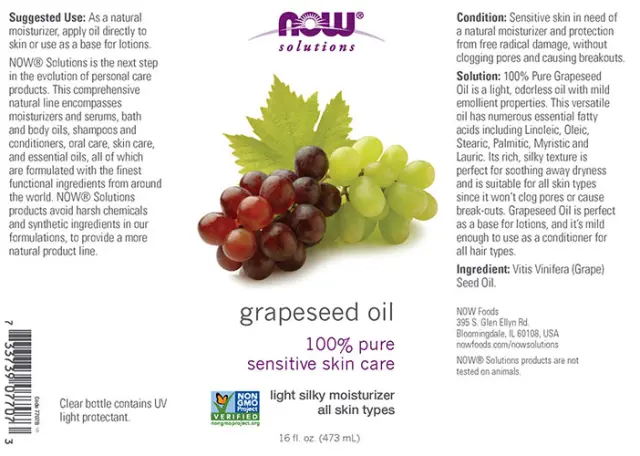 Now Foods Grapeseed Oil 2