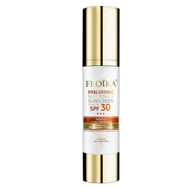 Froika Hyaluronic Silk Touch Suncare Cream Αδιάβροχη Αντιηλιακή Κρέμα Προσώπου, με Αντιρυτιδικούς Παράγοντες SPF30, 40ml