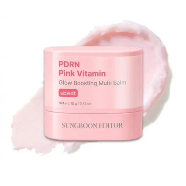 Sungboon Editor Pdrn Pink Vitamin Glow Boosting Multi Balm – Ενυδατικό Balm σε Stick για Λάμψη + Απαλή Επιδερμίδα 10g