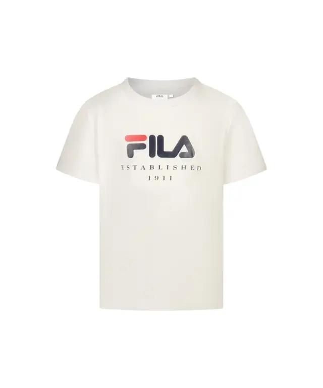 Fila - Παιδικό T-shirt Benna Logo FAK0432-10001 Λευκό 3