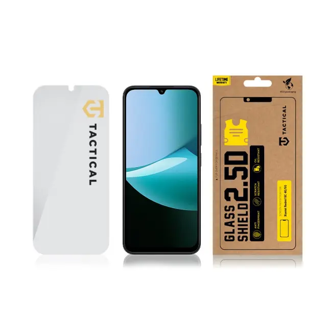 Tactical Glass Shield 2.5D for Xiaomi Redmi 15C 4G/5G Clear 3