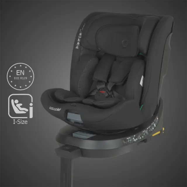 Coccolle Ario Κάθισμα Αυτοκινήτου i-Size 40-150cm ISOFIX Midnight Black