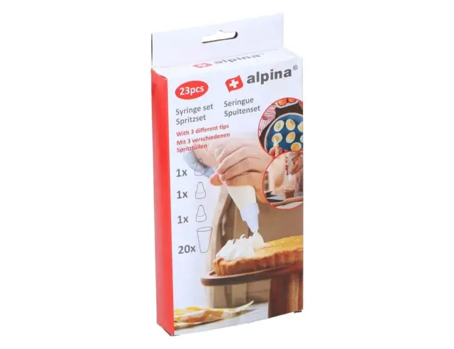 Κορνέ Ζαχαροπλαστικής Alpina με 23 εξαρτήματα 3924100090000000 2