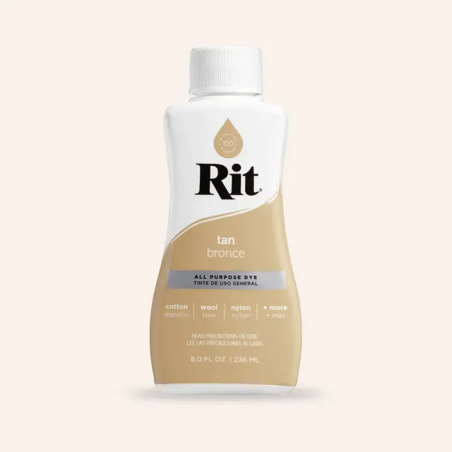 RIT DYE Liquid All-Purpose Βαφή Υφασμάτων – Tan 236ml 2