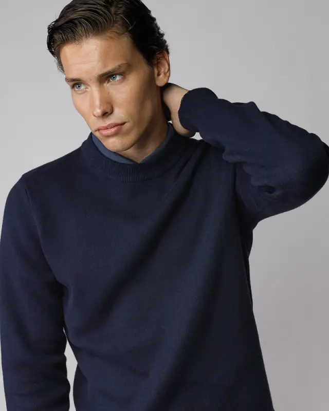 Devergo Ανδρικό Πλεκτό 6031 – Navy Blue - XL 3