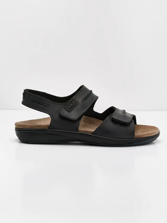 Mephisto Πέδιλα Ανδρικό δέρμα Μαύρο MEP/SAGUN BLACK 2