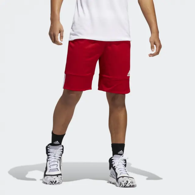 Adidas 3g Speed Reversible Αθλητική Ανδρική Βερμούδα DY6603 Κόκκινη - L