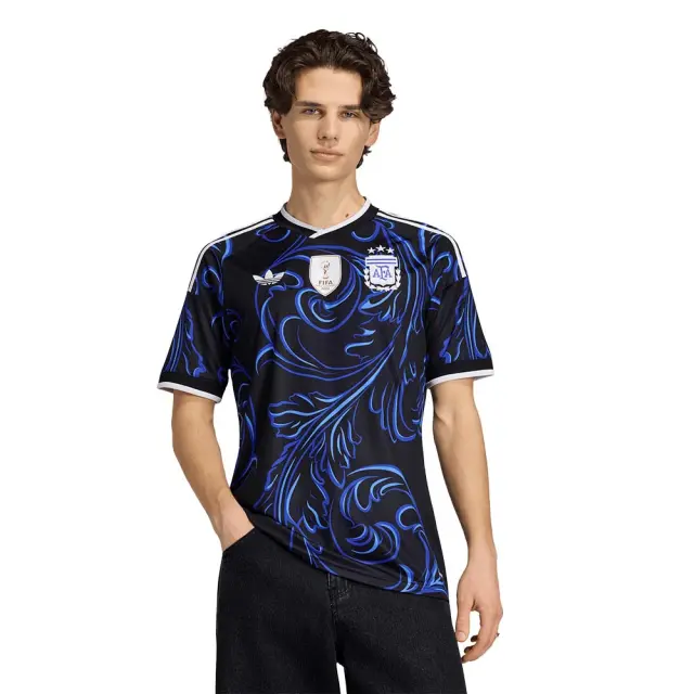 adidas Originals Men's Argentine Football Association Away Jersey Μπλε Σκούρο JM8395 (adidas Originals)