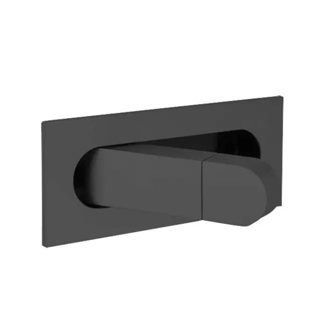 Ellis 04155/WA/B/W Απλίκα τοίχου led χωνευτή μαύρη Μαύρο