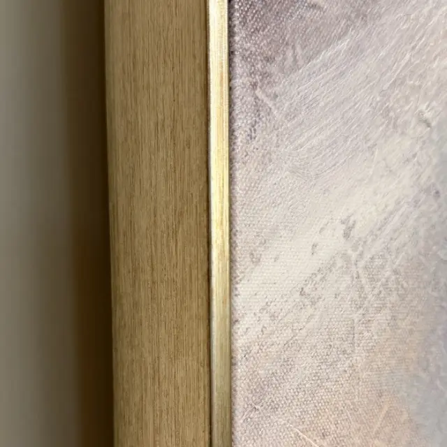 Πίνακας καμβά AURUM αφηρημένος μπεζ χρυσό 80x120 cm Άσπρο Γκρί Σαμπανιζέ 2