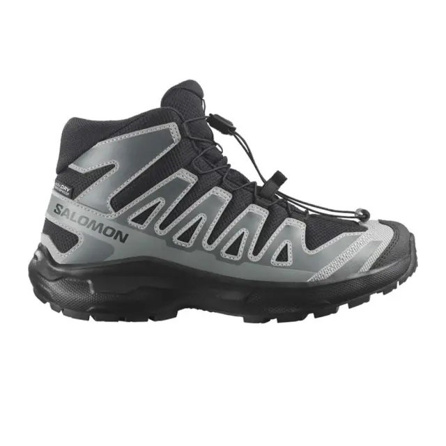 Salomon Kids XA Pro Mid Waterproof Μαύρο - Γκρι 493030 (Salomon)