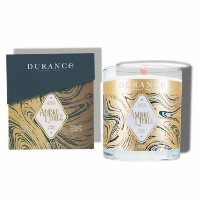Durance candle Amber Etoil 50h 280g