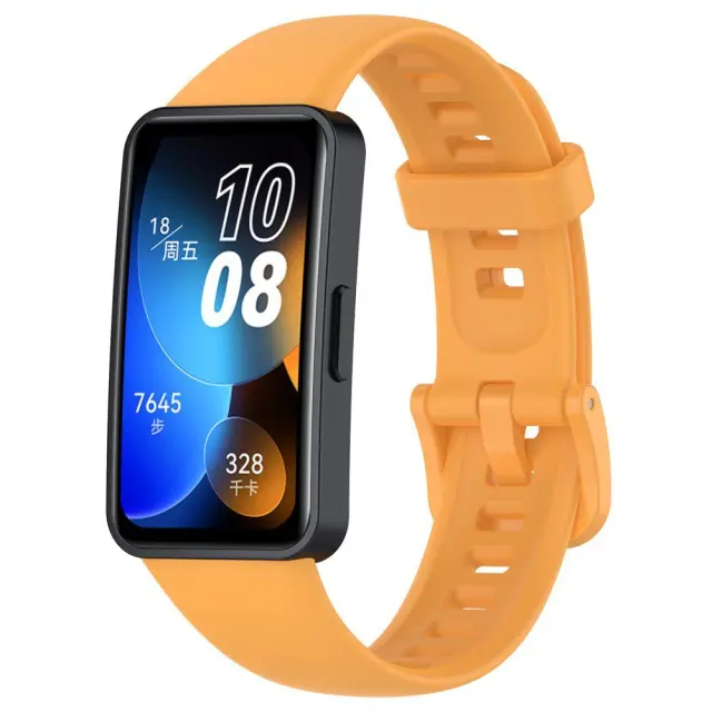 Λουράκι Σιλικόνης για Huawei Band 8/9/10-Yellow OEM
