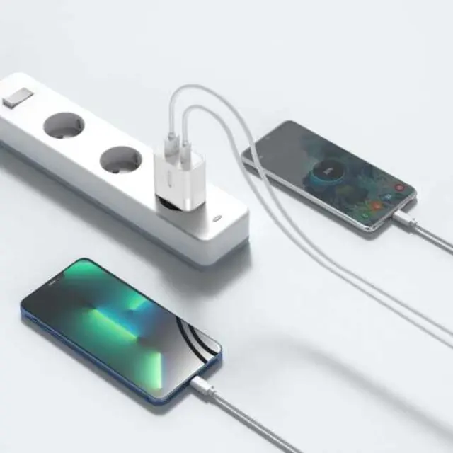 Tech-Protect Φορτιστής C30W USB-C PD 30W / USB-A QC 3.0 White 3