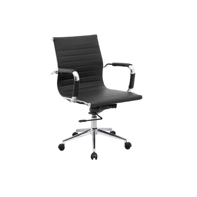 Πολυθρόνα BF3301 PU Μαύρο 54x59x95/105cm