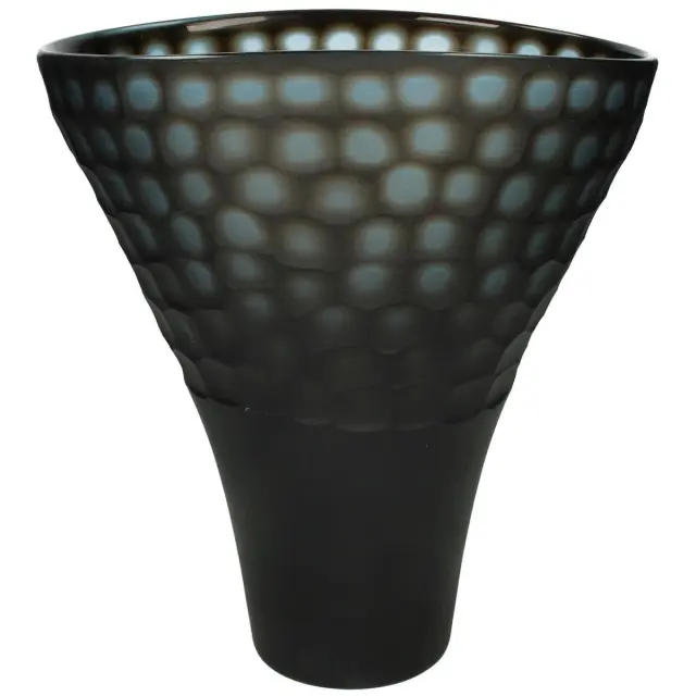 Βάζο Μπλε Γυαλί 33x26x38cm
