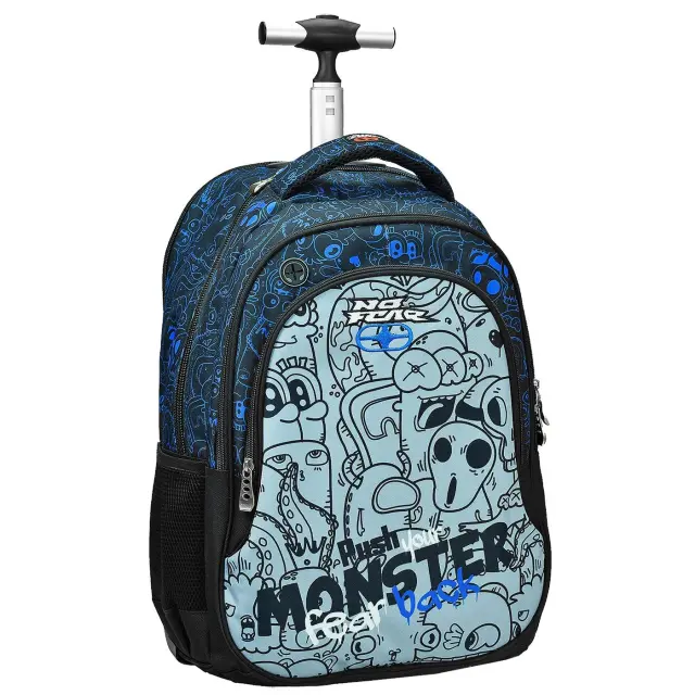 Τρόλευ Τσάντα no Fear Monster 53x37x28cm Gim 348-16074