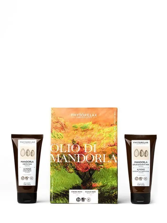 Phytorelax Σετ για την Περιποίηση των Χεριών με Έλαιο Αμυγδάλου - Κρέμα Χεριών, 75ml + Απολεπιστικό Scrub Χεριών, 75ml