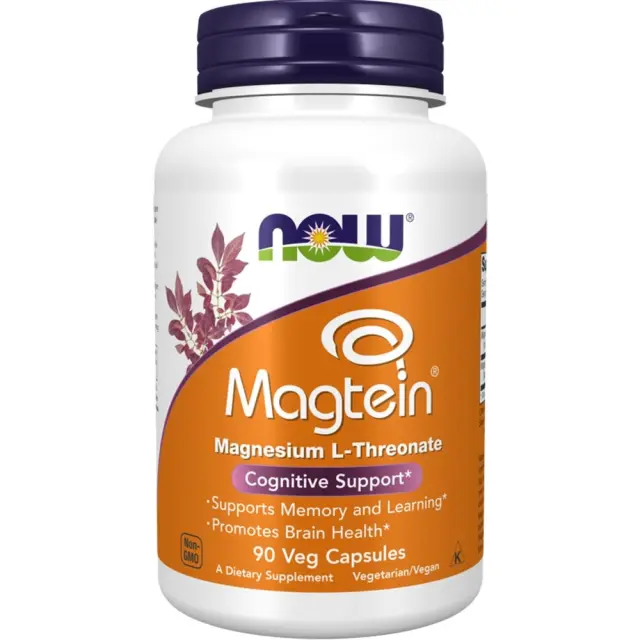Now Foods Magtein Magnesium L-Threonate 666mg 90 κάψουλες