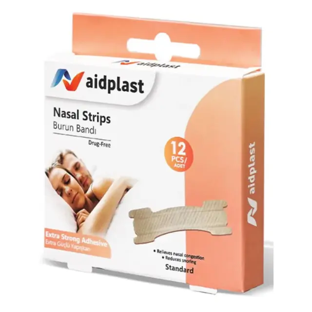AIDPLAST Ρινικές Ταινίες Standard Medium 12τμχ