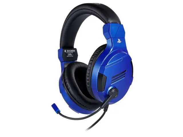 BigBen Interactive PS4 Gaming Headset V3 Blue Headset Sony