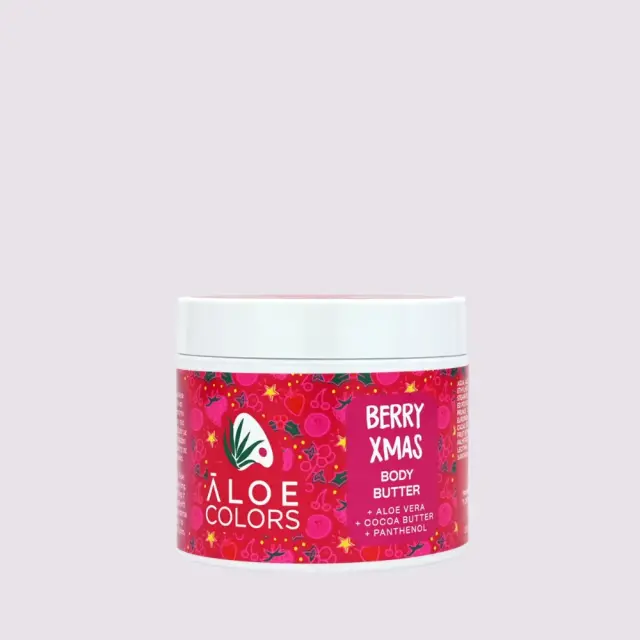 Aloe+ Colors Berry Body Butter, Ενυδατικό βούτυρο Σώματος Με 'Aρωμα Βατόμουρο 200ml