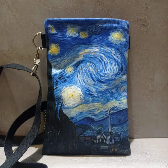 PITEX Βελουτέ Θήκη/Τσαντάκι για το Κινητό: Starry Night 2