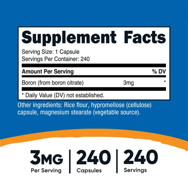 Nutricost Boron Capsules 2
