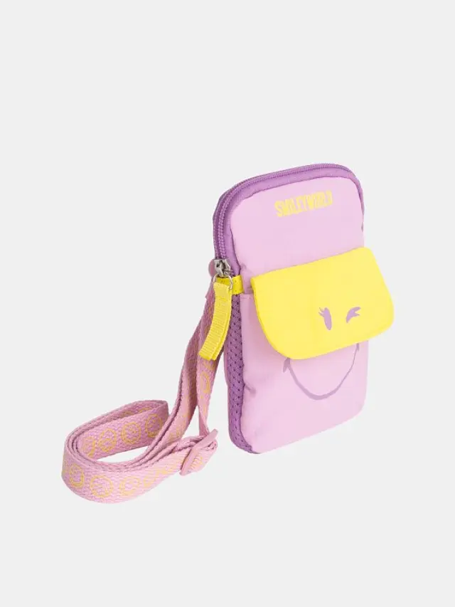 Παιδικό Τσαντάκι για Κορίτσια Smiley Crossbody ΡΟΖ - One Size 2