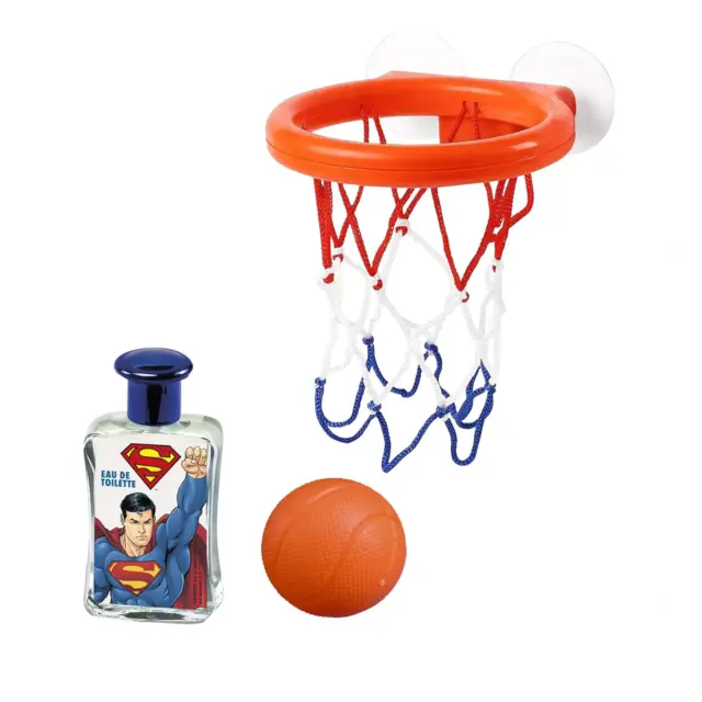 Superman Basket Ball Edition Eau De Toilette Παιδικό Άρωμα 100ml + Μπασκέτα με Βεντούζες + Μπάλα 2