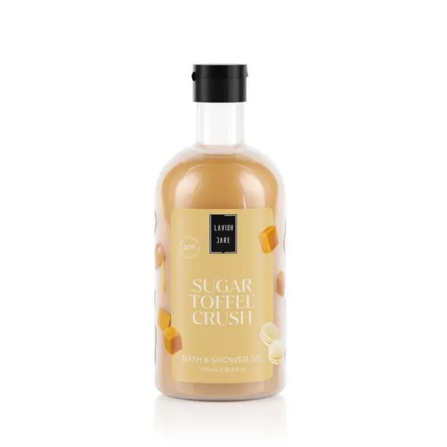 Lavish Care Butter Caramel Shower Gel Ενυδατικό Αφρόλουτρο Σώματος με Άρωμα Καραμέλα Βουτύρου, 500ml