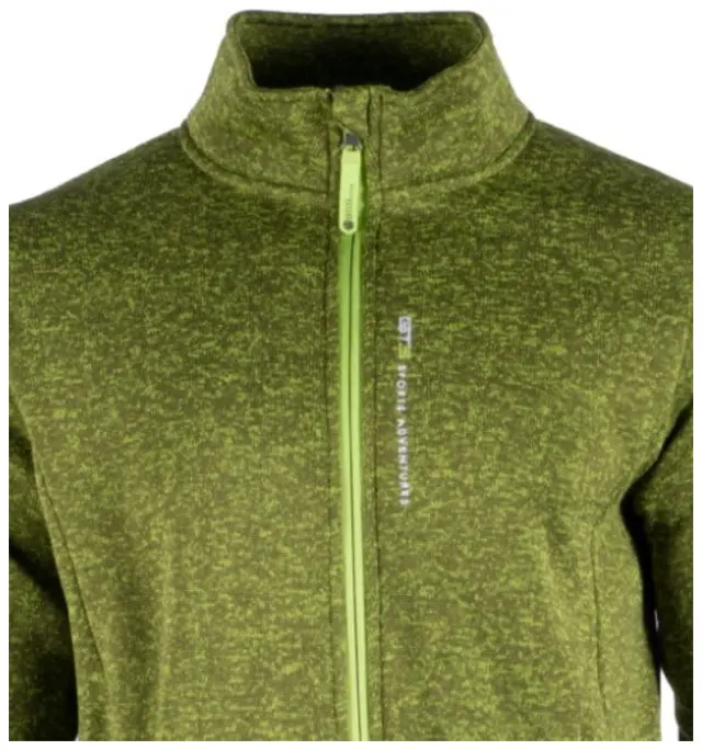 Knitted Fleece Olive Ανδρική Ζακέτα Fleece GTS - 400422M-51 - 2XL 2