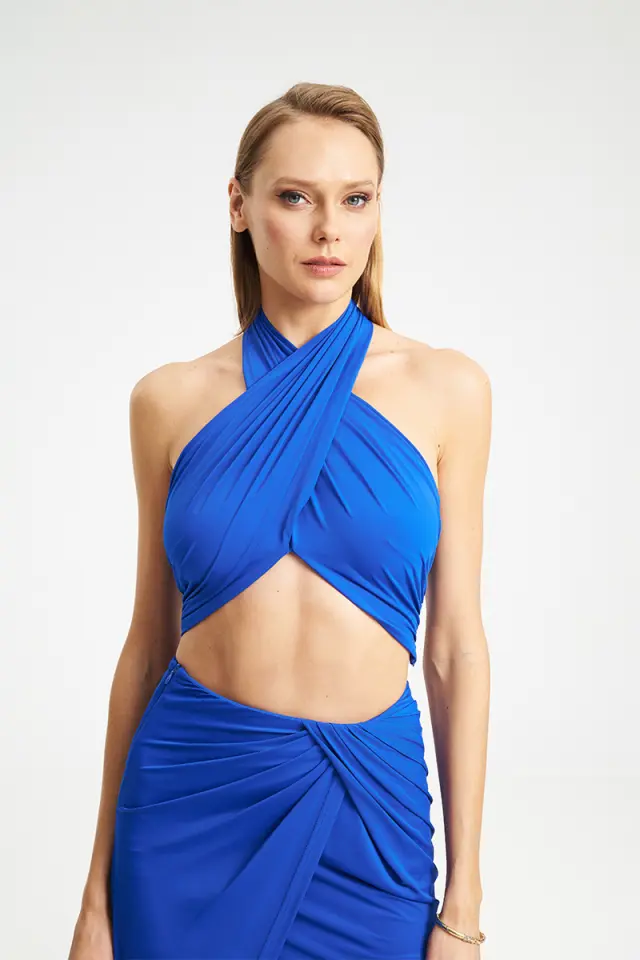 Top με Χιαστί Λαιμό & Draped Εφαρμογή PRIMA TOP - XS