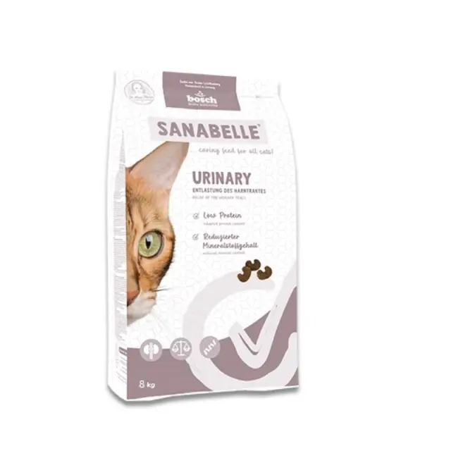 Sanabelle Low Grain Cat Adult Urinary με Φρέσκα Πουλερικά 2Kg Μονόχρωμο