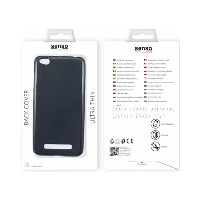 Θήκη Σιλικόνης Senso Flex Case Για Xiaomi Redmi 4A Black 2