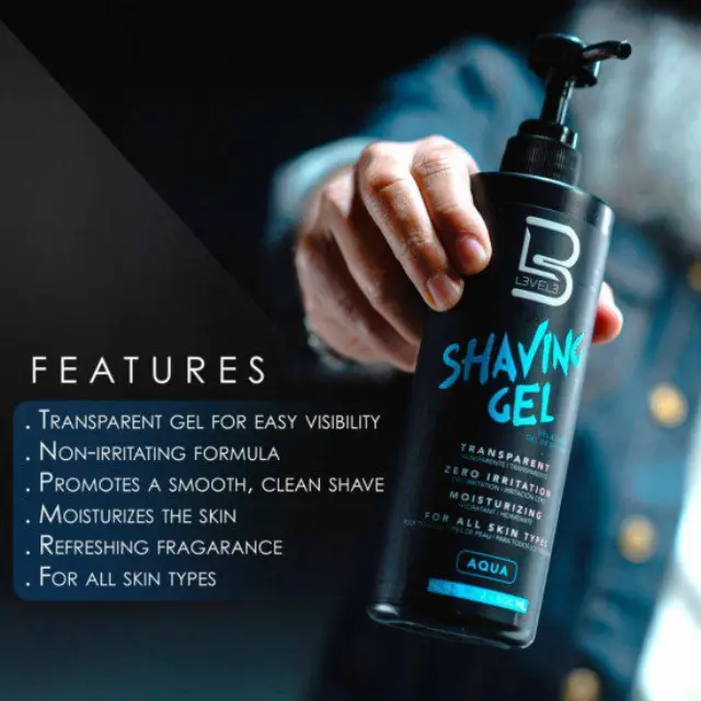 L3VEL3 Shaving Gel Ice 500ml 2