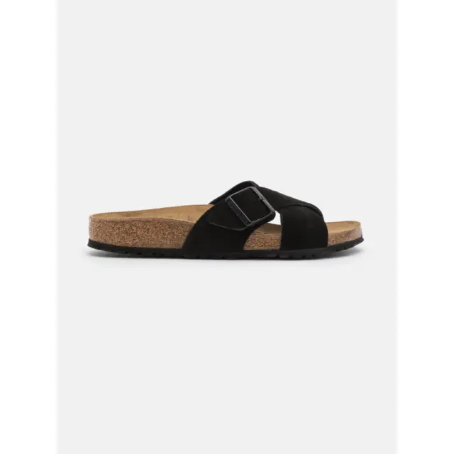Birkenstock Πέδιλα Γυναικείο δέρμα suede Μαύρο BIR/SIENA 1011979 BLACK