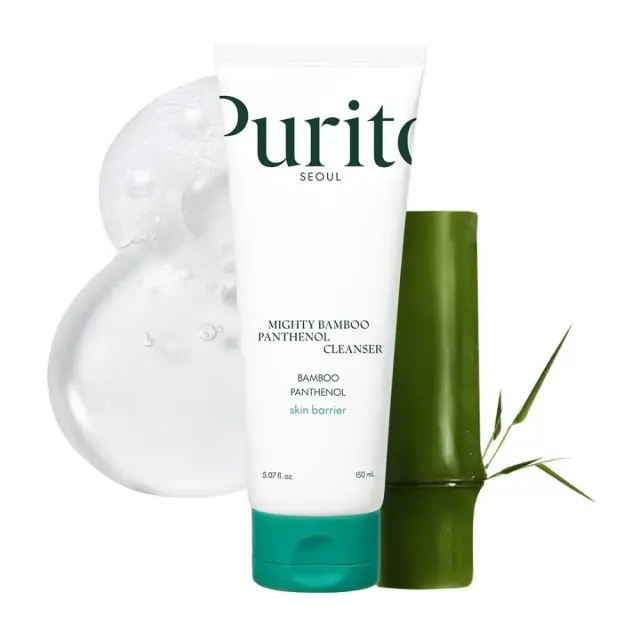 Purito Seoul Mighty Bamboo Panthenol Gel Cleanser, Ενυδατικό Τζελ Καθαρισμού Προσώπου με Μπαμπού & Πανθενόλη 150ml 2
