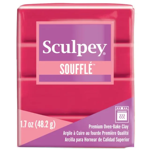 Πηλός Κοσμημάτων Sculpey Souffle - 6004 Raspberry - 48gr