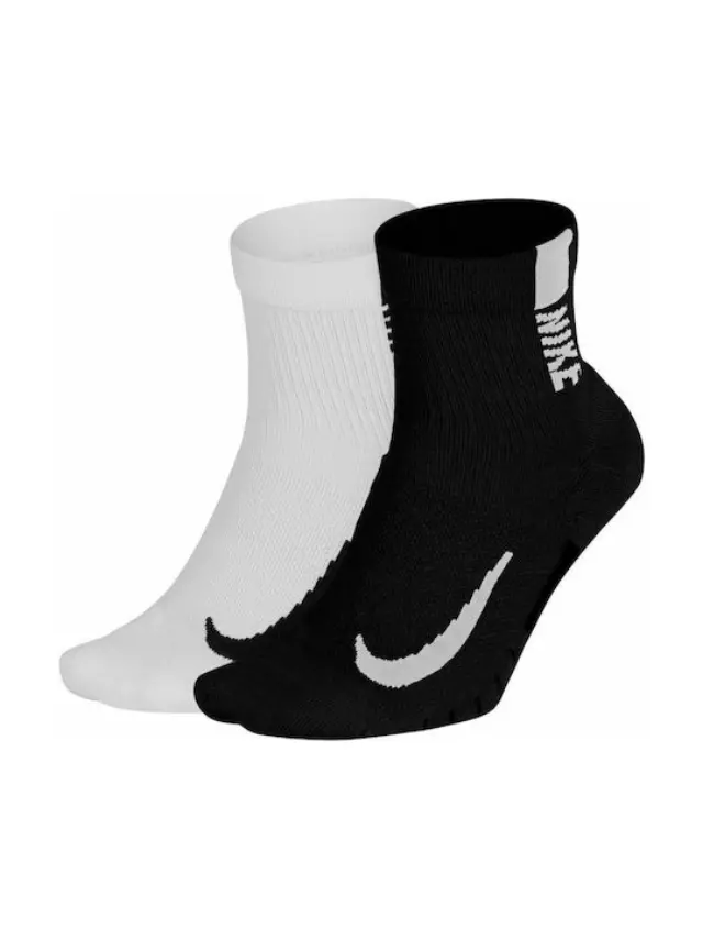 Nike Multiplier Running Αθλητικές Κάλτσες 2 Ζεύγη SX7556-906 - M
