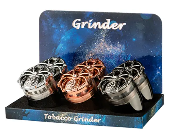 Super Heroes Grinder Τρίφτης 70mm Spider με Γωνία 45° - 4 Parts 3