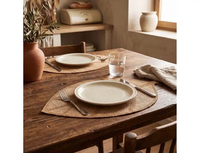 Σουπλά Secret de Gourmet σε σχήμα φύλλου, με διαστάσεις 50x33cm - Brown 118842S