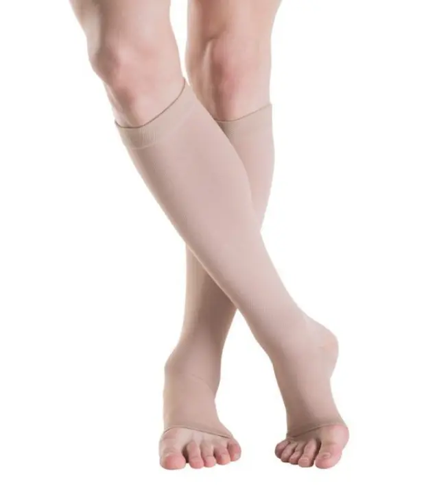 Anatomic Line 6333 Κάλτσα Κάτω Γόνατος Με Ανοιχτά Δάχτυλα Class ΙI 22-33 Mm Hg Χρώμα Μπέζ Μέγεθος M