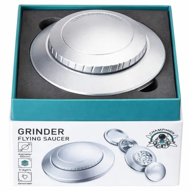 Champ High Silver Flying Saucer Grinder 2