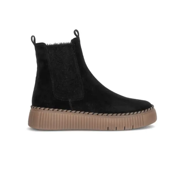 Gabor Μποτάκια Γυναικείο δέρμα Nubuck Μαύρο GAB/801401 005-BLACK - 43